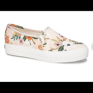Keds x Rifle Paper Co. Triple Decker Lively Floral Shoes